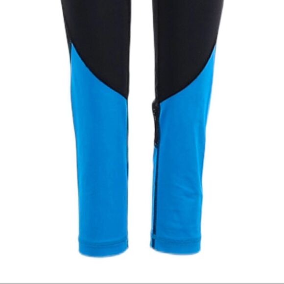 Alala Captain Black & Blue Sheer Mesh Athleisure Ankle Tight Leggings Size XS - Picture 7 of 12